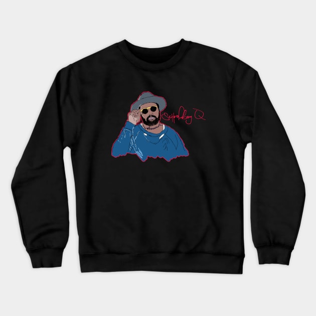 Schoolboy Q Crewneck Sweatshirt by Duzgoren